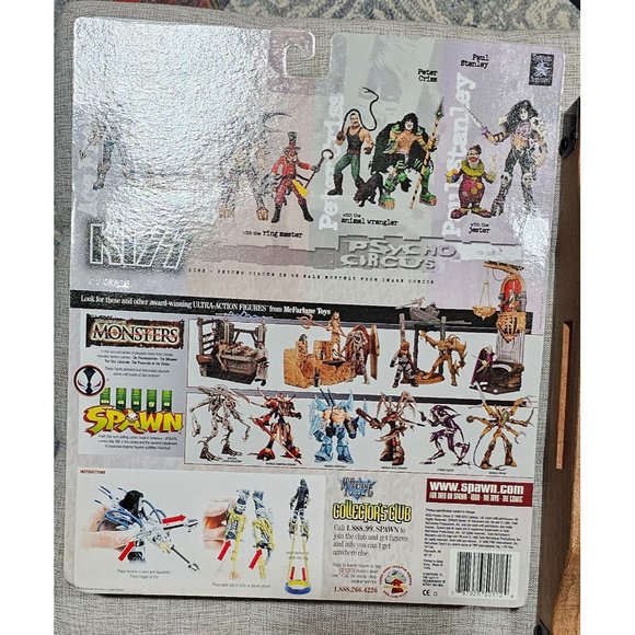 McFarlane KISS Psycho Circus Action Figure‎ 2 Pack: Ace Feeley / The Stiltman - Picture 3 of 3